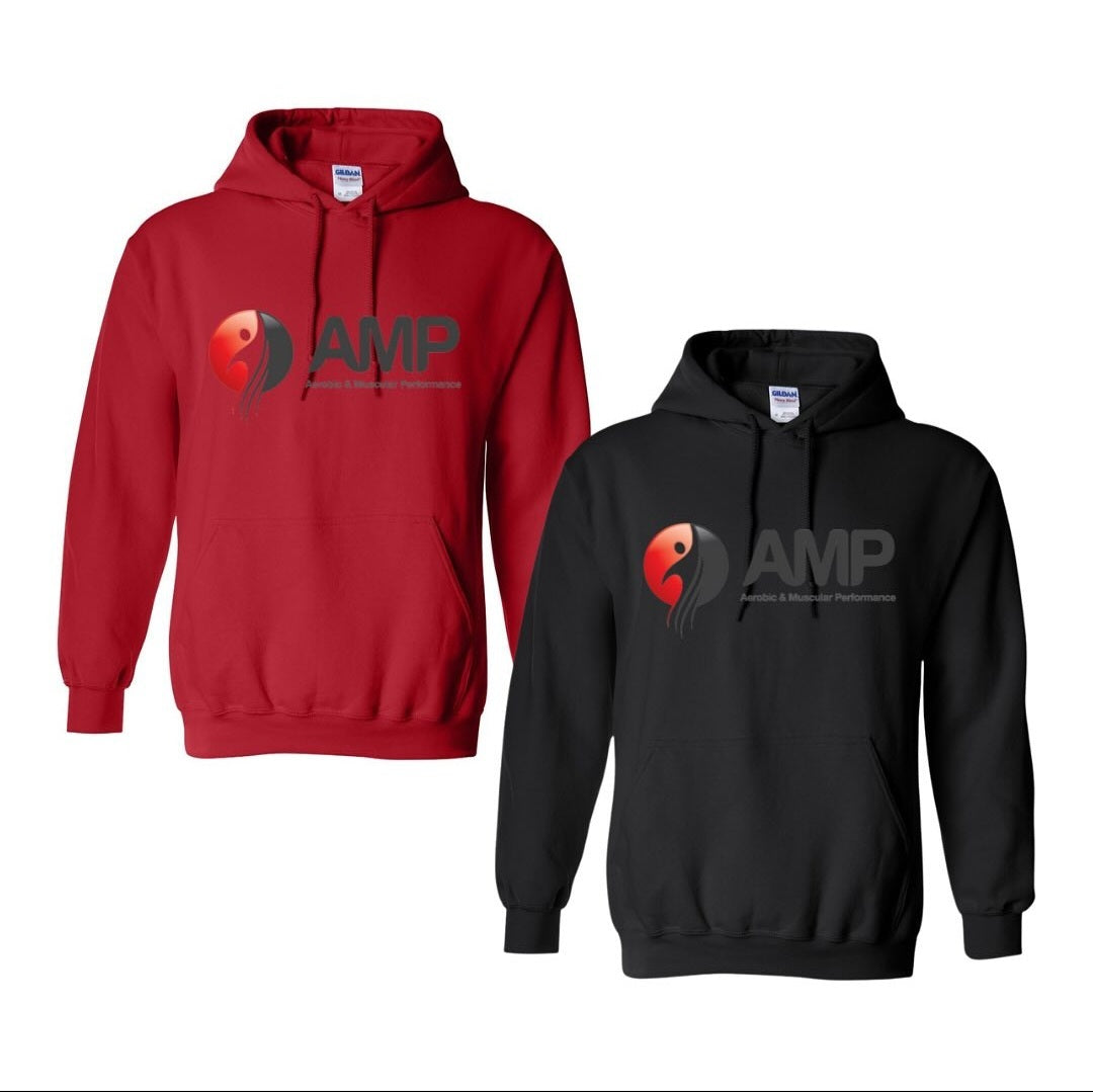 Amp Training Hoody with logo and text