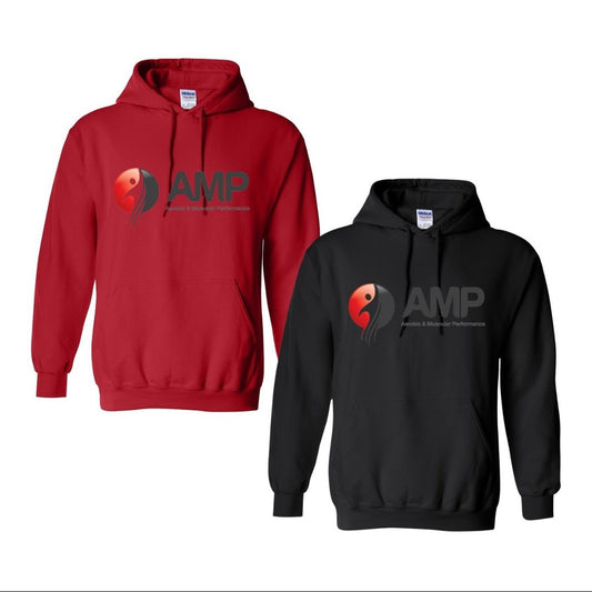 Amp Training Hoody with logo and text